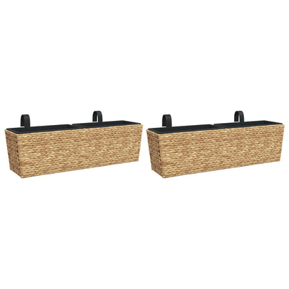 vidaXL Planters 2 pcs Water Hyacinth