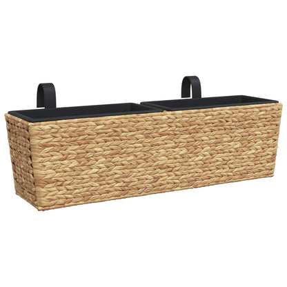 vidaXL Planters 2 pcs Water Hyacinth
