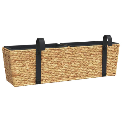 vidaXL Planters 2 pcs Water Hyacinth