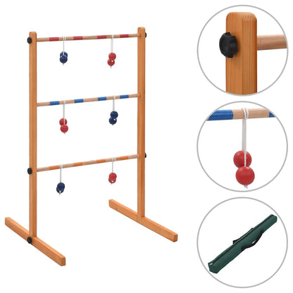 91805 vidaXL Golf Spin Ladder Wood