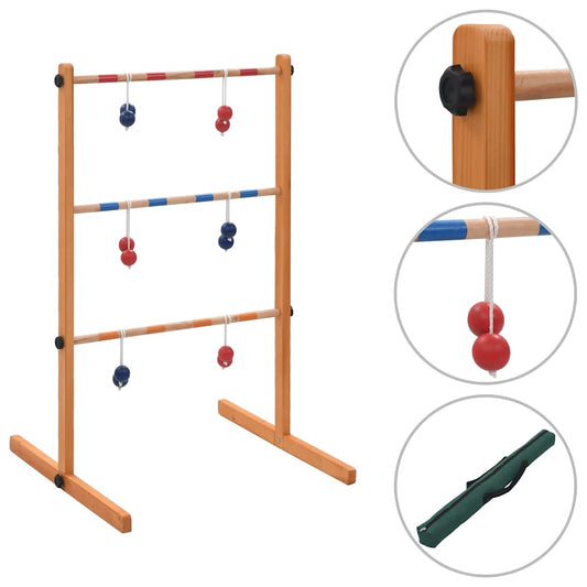 91805 vidaXL Golf Spin Ladder Wood