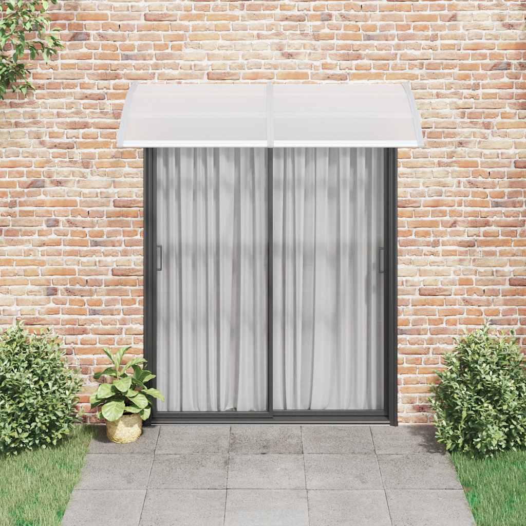 vidaXL Door Canopy Grey 200x100 cm PC