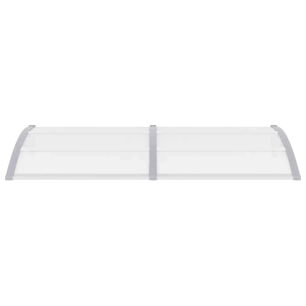vidaXL Door Canopy Grey 200x100 cm PC