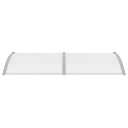 vidaXL Door Canopy Grey 200x100 cm PC