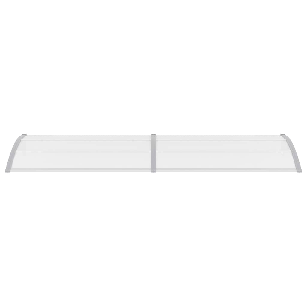 vidaXL Door Canopy Grey 300x100 cm PC