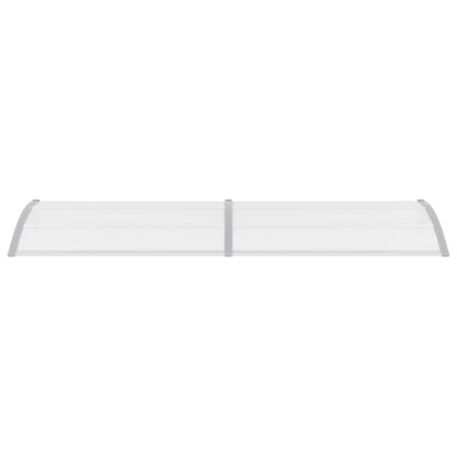 vidaXL Door Canopy Grey 300x100 cm PC