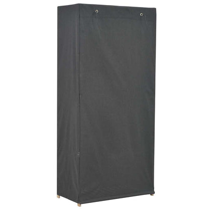 248191 vidaXL Wardrobe Grey 79x40x170 cm Fabric