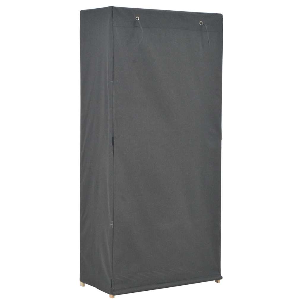 248193 vidaXL Wardrobe Grey 79x40x170 cm Fabric