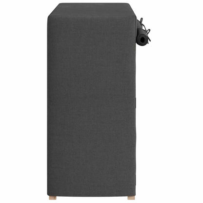 vidaXL Shoe Cabinet with Cover Grey 79x40x80 cm Fabric