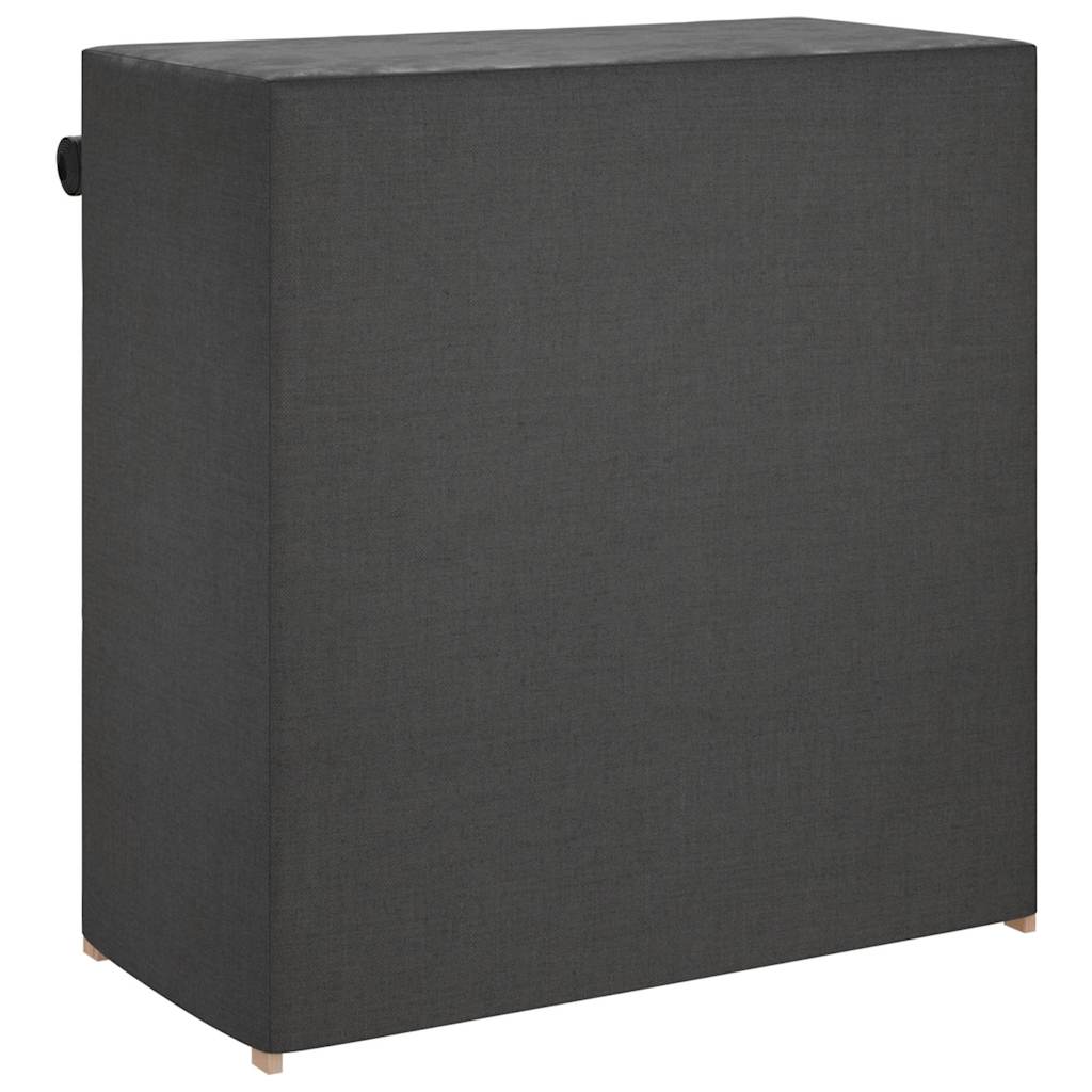 248195 vidaXL Shoe Cabinet with Cover Grey 79x40x80 cm Fabric