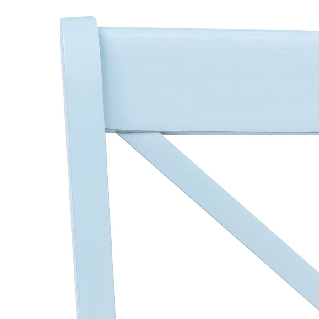 vidaXL Dining Chairs 4 pcs Grey and Natural Solid Rubber Wood