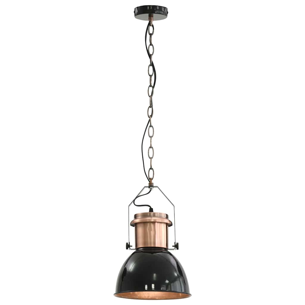50868 vidaXL Ceiling Lamp 2 pcs Black Round E27