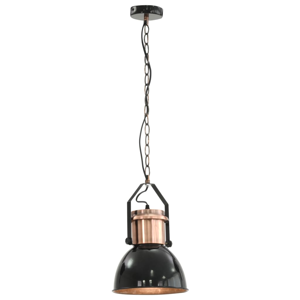 vidaXL Ceiling Lamp |  Set of 2 | Black and Copper | Metal | Medium