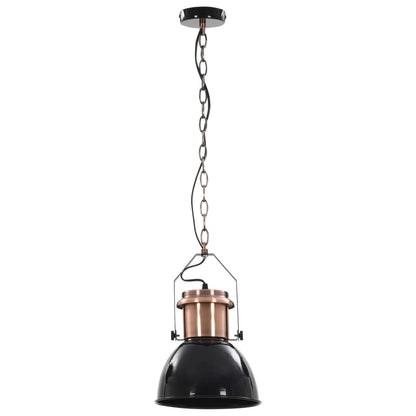 vidaXL Ceiling Lamp |  Set of 2 | Black and Copper | Metal | Medium