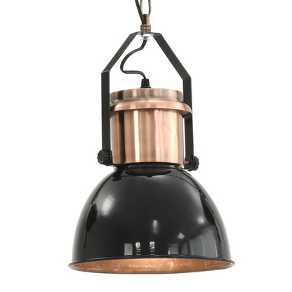 vidaXL Ceiling Lamp |  Set of 2 | Black and Copper | Metal | Medium