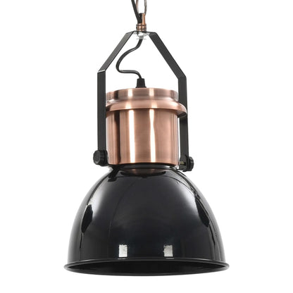 vidaXL Ceiling Lamp |  Set of 2 | Black and Copper | Metal | Medium