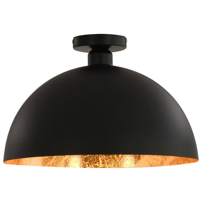 vidaXL Ceiling Lamp | Set of 2 | Black and gold | Metal | Medium | Sleek