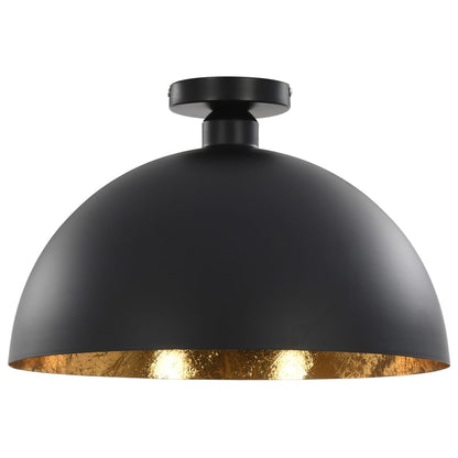 vidaXL Ceiling Lamp | Set of 2 | Black and gold | Metal | Medium | Sleek