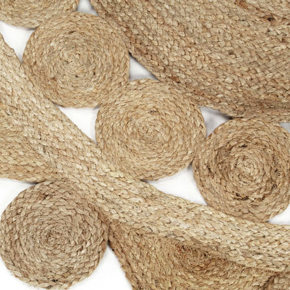 vidaXL Handmade Rug Braided Jute 150 cm