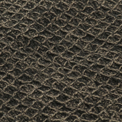 vidaXL Throw Cotton 160x210 cm Anthracite/Brown