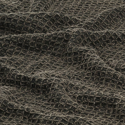 vidaXL Throw Cotton 160x210 cm Anthracite/Brown