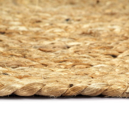 vidaXL Placemats 4 pcs Plain Natural 38 cm Round Jute