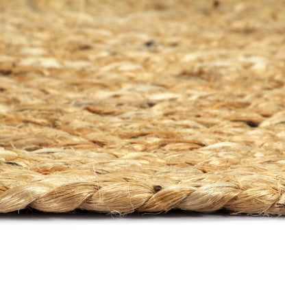 vidaXL Placemats 6 pcs Plain Natural 38 cm Round Jute