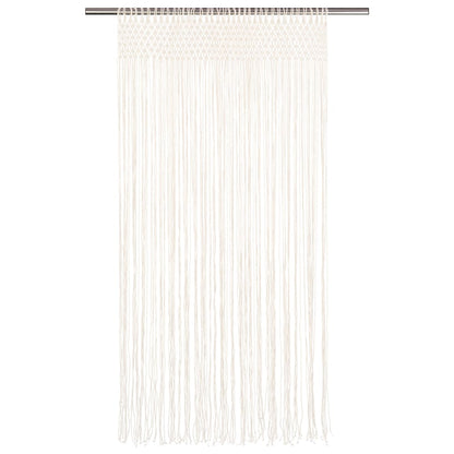 vidaXL Macrame Curtain 140x240 cm Cotton