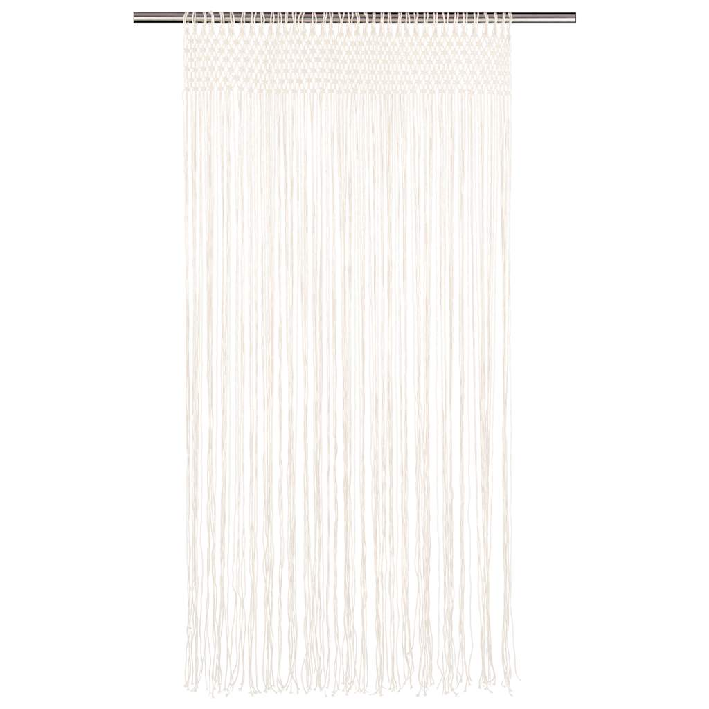 vidaXL Macrame Curtain 140x240 cm Cotton