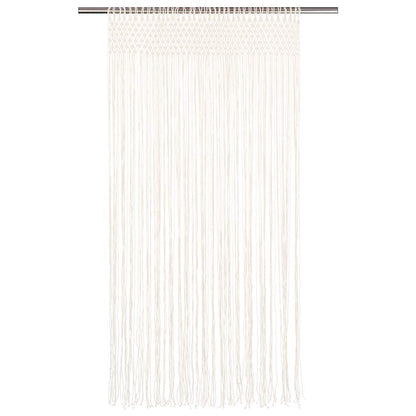 vidaXL Macrame Curtain 140x240 cm Cotton