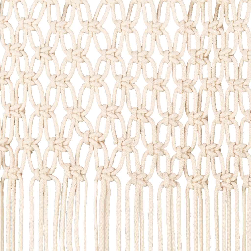 vidaXL Macrame Curtain 140x240 cm Cotton