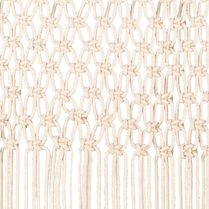 vidaXL Macrame Curtain 140x240 cm Cotton