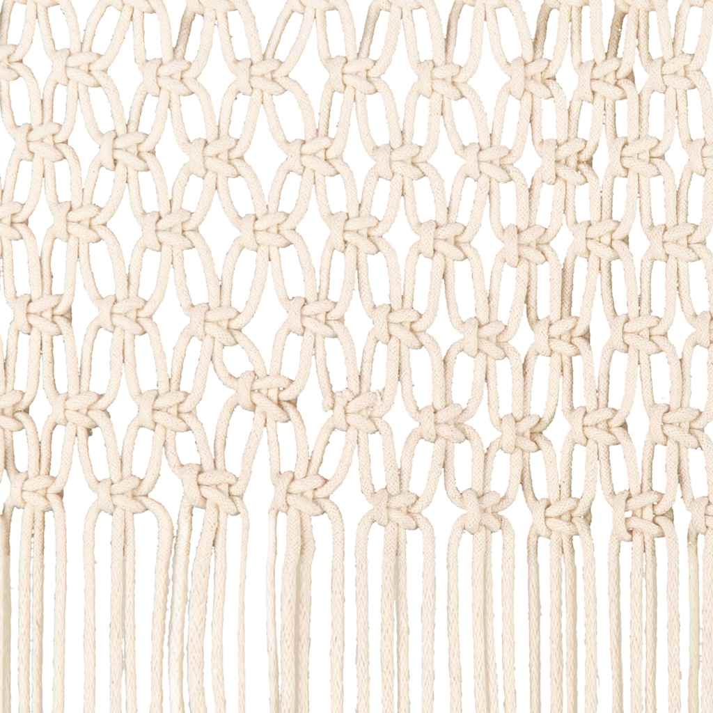 133874 vidaXL Macrame Curtain 140x240 cm Cotton