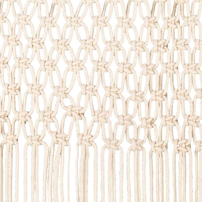 133874 vidaXL Macrame Curtain 140x240 cm Cotton