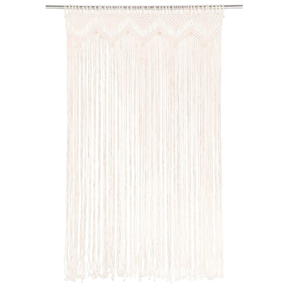 133908 vidaXL Macrame Curtain 140x240 cm Cotton