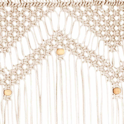 vidaXL Macrame Curtain 140x240 cm Cotton