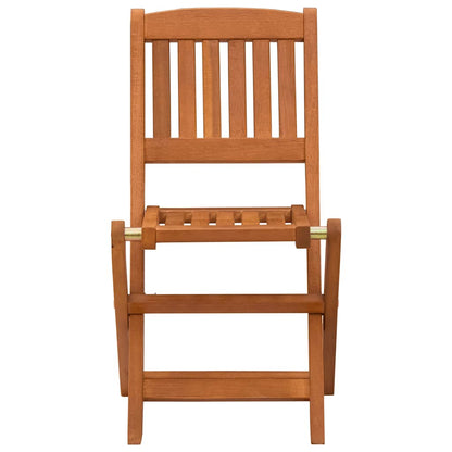vidaXL Children's Folding Chairs 2 pcs Solid Eucalyptus Wood