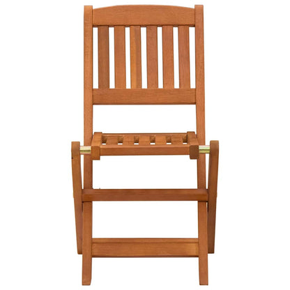 vidaXL Dining Chair | Set of 2 | Brown | Solid eucalyptus wood | Small