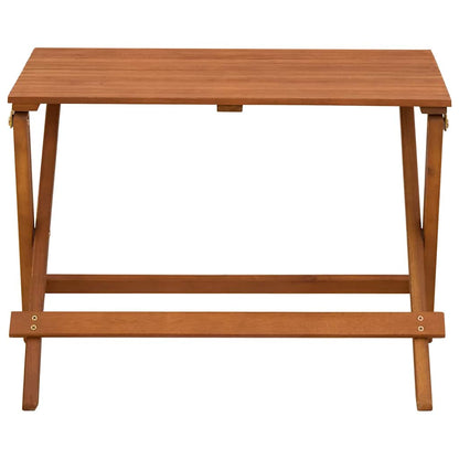 vidaXL 4 Piece Outdoor Dining Set for Children Solid Eucalyptus Wood