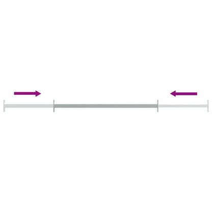 vidaXL Adjustable Security Window Bar 710-1200 mm