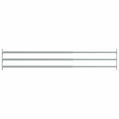 vidaXL Adjustable Security Window Bars 3 pcs 710-1200 mm