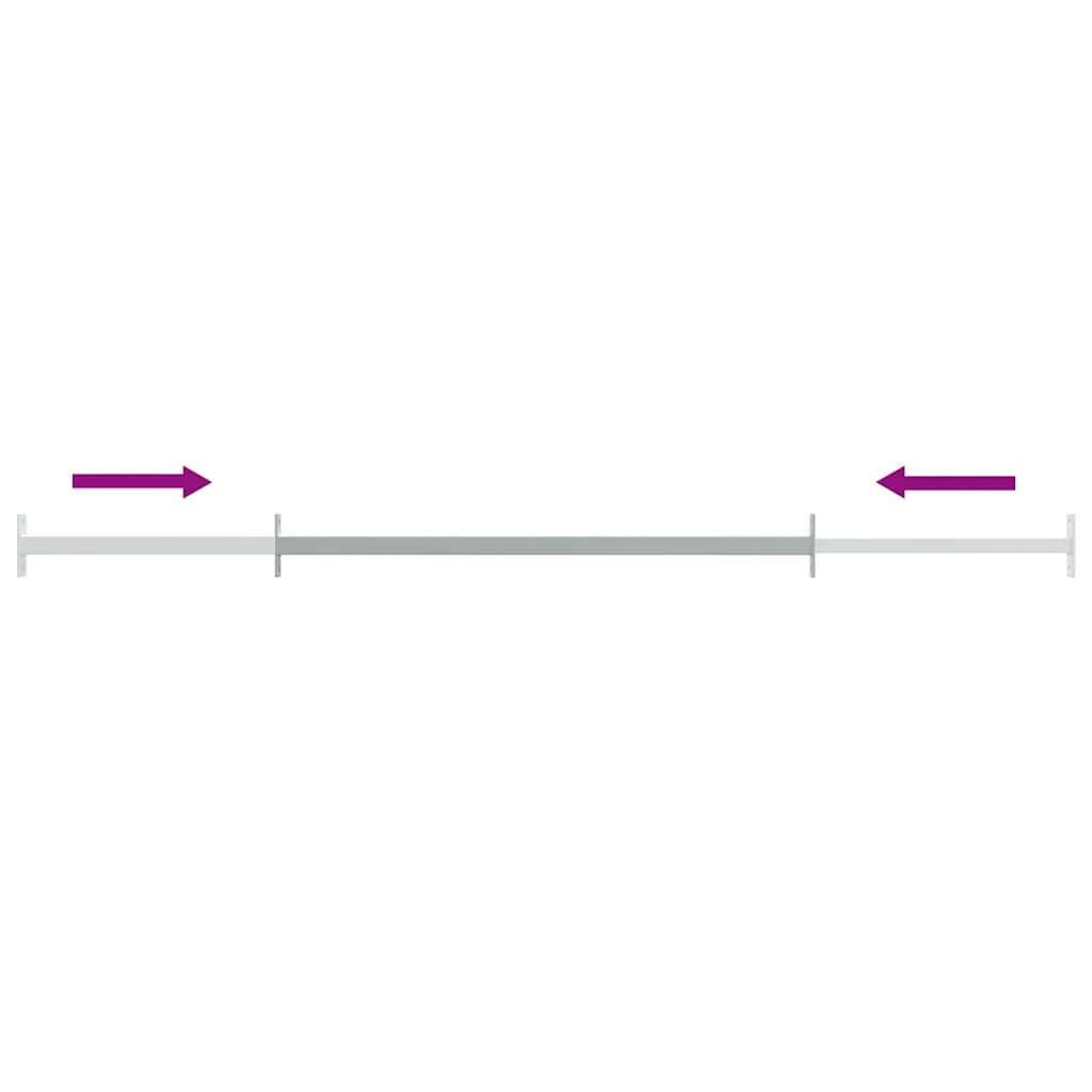 vidaXL Adjustable Security Window Bars 3 pcs 710-1200 mm