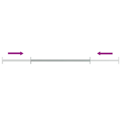 vidaXL Adjustable Security Window Bars 3 pcs 710-1200 mm