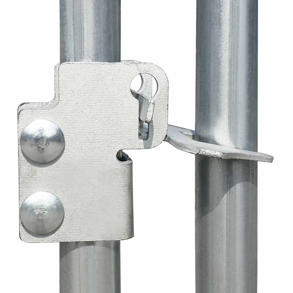 144557 vidaXL Chicken Coop 6x2x2 m Galvanised Steel