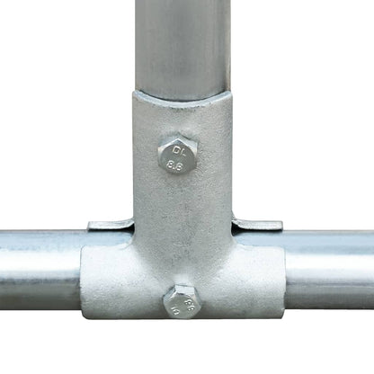 vidaXL Chicken Coop 5x1x1.5 m Galvanised Steel