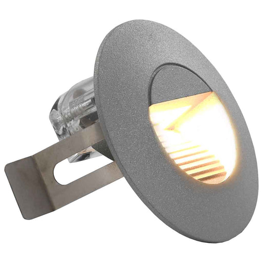 vidaXL Outdoor LED Wall Lights 6 pcs 2 W Silver Round
