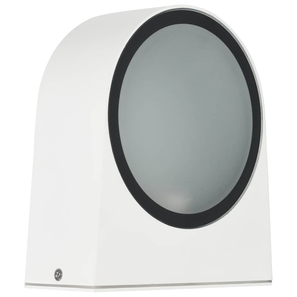 vidaXL Outdoor Wall Lights 2 pcs 11 W White Round