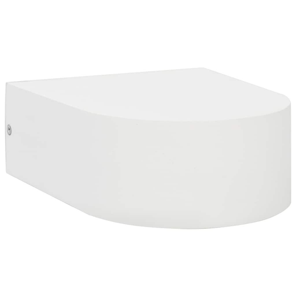 vidaXL Outdoor Wall Lights 2 pcs 11 W White Round