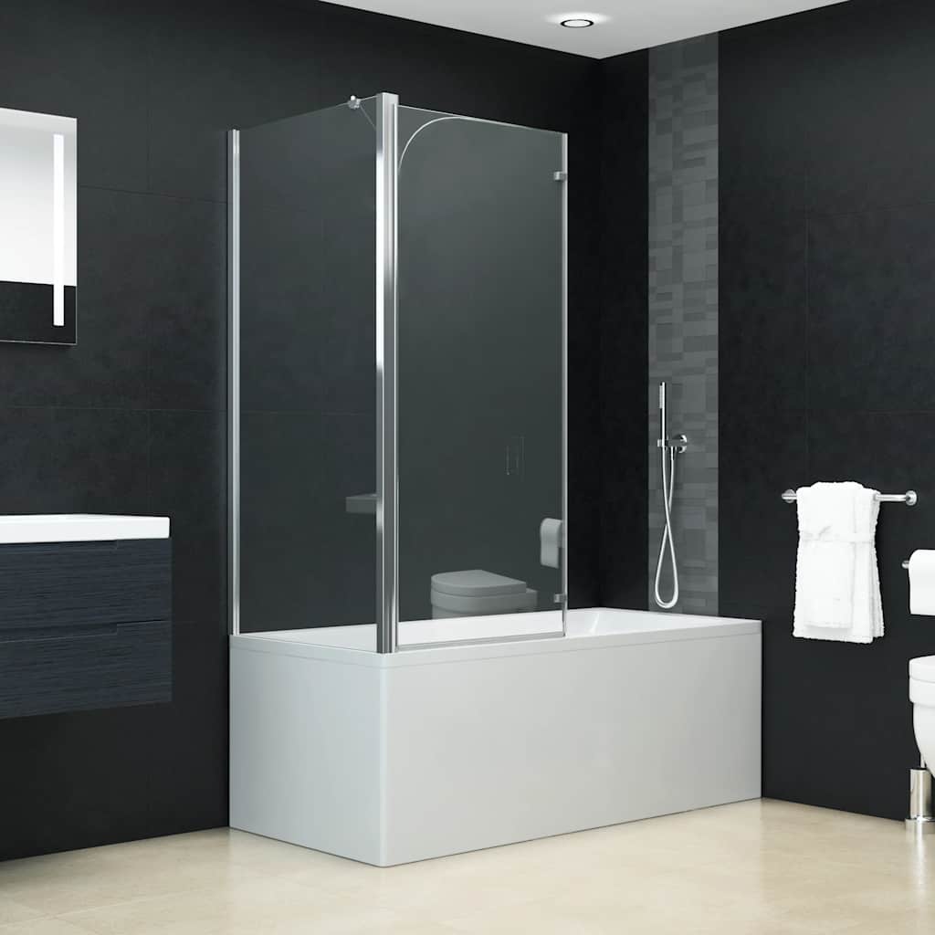 vidaXL Bi-Folding Shower Enclosure ESG 120x68x130 cm
