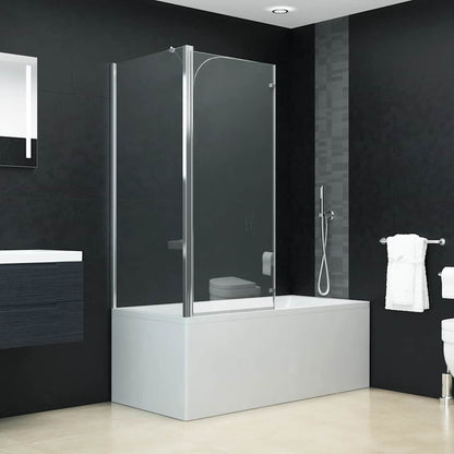 vidaXL Bi-Folding Shower Enclosure ESG 120x68x130 cm